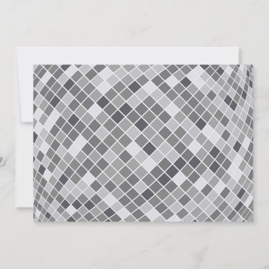 Modern Minimaal Script Discobal Oud Geld Trouwen Save The Date (Achterkant)