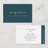 Modern minimaal visitekaartje (Voorkant / Achterkant)