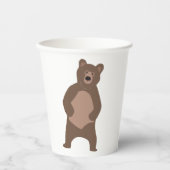 Modern Minimal Beer Baby shower Verjaardag Papieren Bekers (Voorkant)