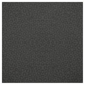 Modern Minimal Black Leopard Print Stof (Swatch)