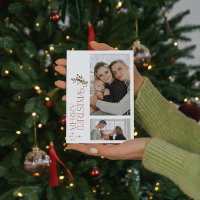 Modern Minimal Bourgogne Merry Typografie 2 Foto