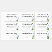Modern Minimal Floral Soap Bar Productlabel Labels (Vel)