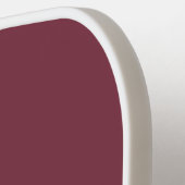 Modern Minimal Granaat Goud Wit College Monogram Pickleball Paddle (Links Detail)