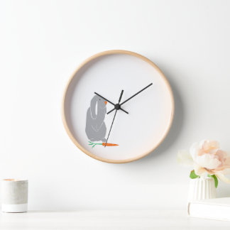 Modern Minimal Grey Bunny Nursery 10" 