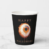 Modern Minimal Halloween feest Papieren Bekers (Achterkant)