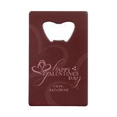 Modern Minimal Maroon Chic Typography Galentine's (Dos)