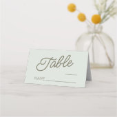 Modern Minimal Minimalist Green Wedding (Voorkant)