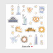 Modern Minimal NYC Icon Sticker (Vel)