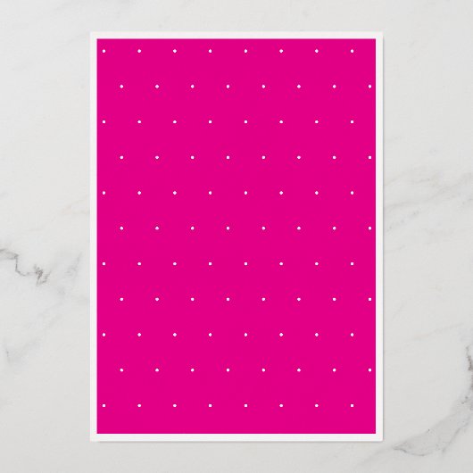 Modern Minimal Pink Fifty Script Verjaardag Folie Uitnodiging (Achterkant)