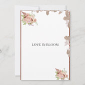 Modern Minimal Script Wedding Invitation – Emma & Kaart (Achterkant)