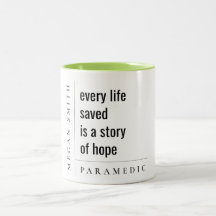 Modern Minimal Simple Motivatie Paramedic Gift