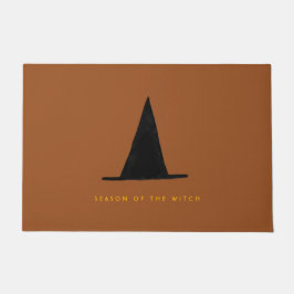 Modern Minimal Spooky Halloween Witch Pet Deurmat