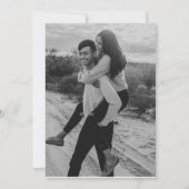 Modern Minimal String Lights Photo Save the Date  (Dos)