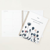 Modern Minimal Waterverf Wildflowers Afspraak Planner (Display)