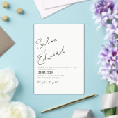 Modern Minimal Wedding Invitation (Insitu (Mariage))