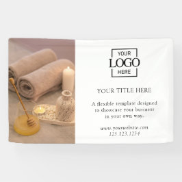 Modern Minimalis Business Logo Photo Professional Spandoek