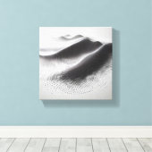 Modern Minimalist Abstract Dotted Landscape - 3D  Canvas Afdruk (Insitu (Houten vloer))