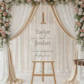 Modern Minimalist Acrylic Wedding Welcome