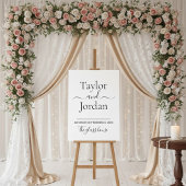 Modern Minimalist Acrylic Wedding Welcome