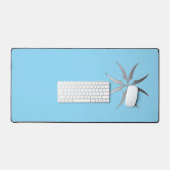 Modern Minimalist Black & White Tech Desk MatGeome (Clavier et souris)