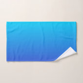 Modern minimalist Blue Turquoise Ombre Bad Handdoek (Handdoek)