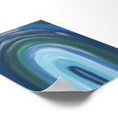 Modern Minimalist Brush Stroke Wall Art Poster (Hoek)