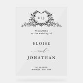 Modern Minimalist Calligraphy Wedding Welcome (Recto)