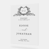 Modern Minimalist Calligraphy Wedding Welcome (Angle)