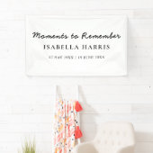 Modern Minimalist Celebration of Life Banner (Insitu)