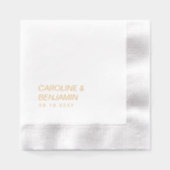 modern minimalist couples name wedding (Recto)