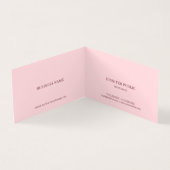 Modern Minimalist Elegant Create Your Own Visitekaartjes (Binnen)
