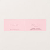 Modern Minimalist Elegant Create Your Own Visitekaartjes (Binnenkant ongevouwen)