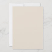 Modern Minimalist Elegant Wedding Invitations Save The Date (Achterkant)