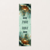 Modern Minimalist Emerald and White Wedding (Outside Unfolded)