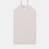 Modern Minimalist Geometric Frame Wedding  Cadeaulabel (Achterkant)