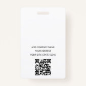 Modern Minimalist Logo ID Badge | Custom Company  (Dos)
