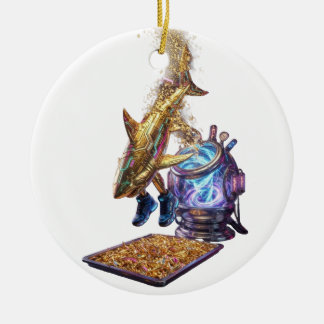 Modern Minimalist Luxury Cyber Shark Keramisch Ornament