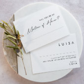 Modern minimalist Matron of Honor proposal Kaart