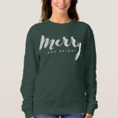 Modern Minimalist Merry Script Custom Trui (Voorkant)