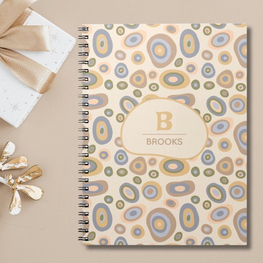 Modern Minimalist Organic Personalized Notitieboek