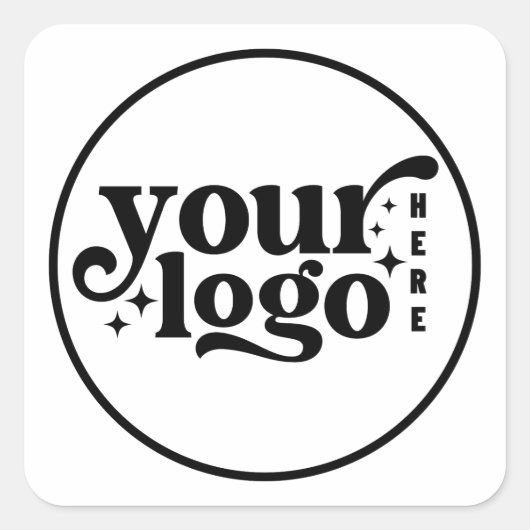 Modern Minimalist Packaging Company Logo Label (Voorkant)