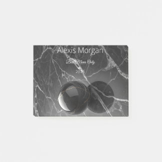 Modern Minimalist Pink-Purple Border Template Post-it® Notes