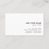 Modern Minimalist QR Code Online Shop Visitekaartje (Achterkant)