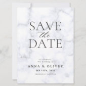 Modern Minimalist Save the Date Card (Voorkant)