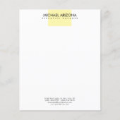 Modern Minimalist Simple Plain  Flyer (Voorkant)