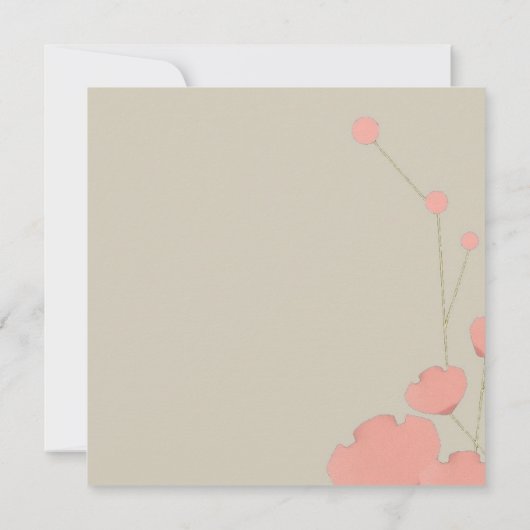 Modern Minimalist Union Kaart (Achterkant)