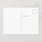 Modern Minimalist We hebben een nieuw adres in bew Aankondigingskaart (Achterkant)