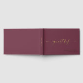Modern Minimalist Wine Script Wedding (Complet)