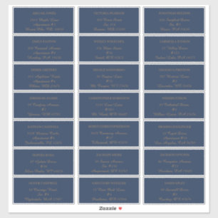 Modern minimalistisch   adresetiketten van marinel sticker