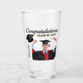 Modern minimalistisch Afstuderen Fotoklasse van Glas (Voorkant)